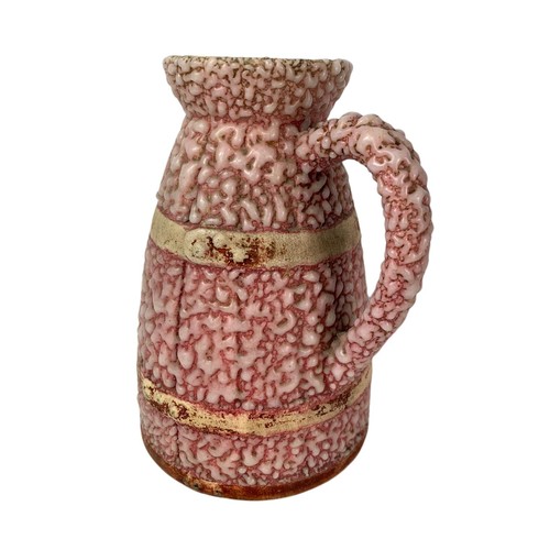 596 - Early 20th century glazed jug. Circa 1900/1920. 18cm