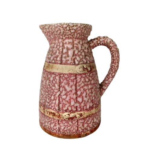 596 - Early 20th century glazed jug. Circa 1900/1920. 18cm