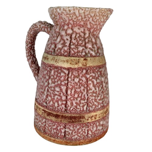 596 - Early 20th century glazed jug. Circa 1900/1920. 18cm