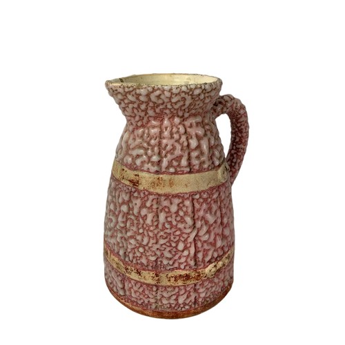 596 - Early 20th century glazed jug. Circa 1900/1920. 18cm