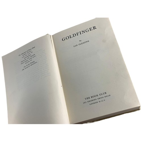 600 - 1959 The Book Club Edition of Ian Fleming’s James Bond “Goldfinger”