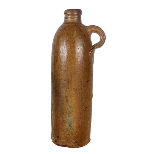 612 - An early 19th century earthenware bottle handcrafted by George Kreuzberg, Apollinaris-Brunner M W Ah... 