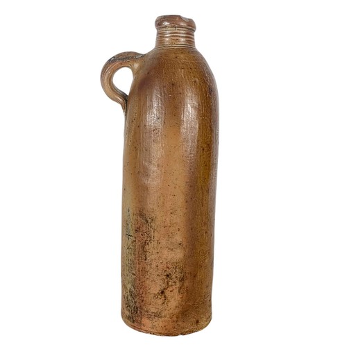 612 - An early 19th century earthenware bottle handcrafted by George Kreuzberg, Apollinaris-Brunner M W Ah... 