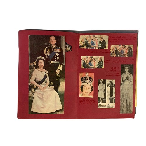 635 - Queen Elizabeth II scrapbook.