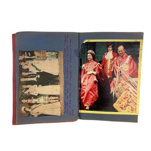 635 - Queen Elizabeth II scrapbook.