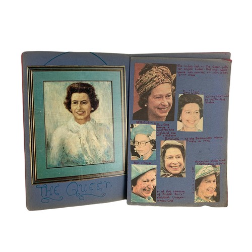 635 - Queen Elizabeth II scrapbook.