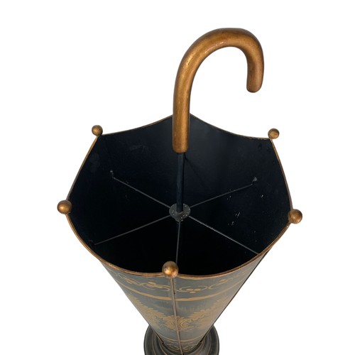 345 - Decorative umbrella/stick stand. 74cm