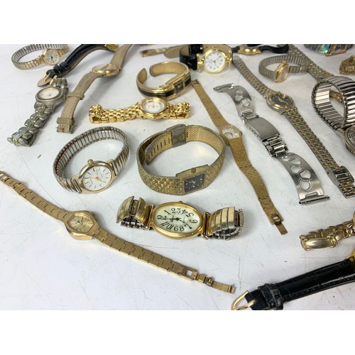 687 - Large quantity of vintage and modern watches. Including Monic, Citron, Delma, Philip Mercier, Lorus,... 