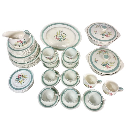 470a - 61 piece mid century Alfred Meakin tea and dinner ware