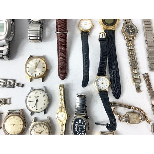 693 - Quantity of vintage and some modern watches. Including Lonstar, Sekonda, Lorus and more.