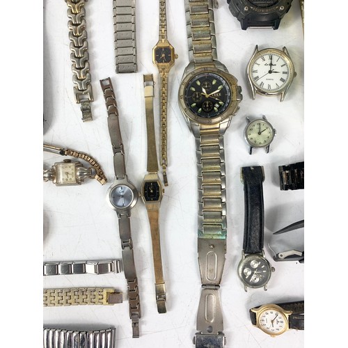 693 - Quantity of vintage and some modern watches. Including Lonstar, Sekonda, Lorus and more.