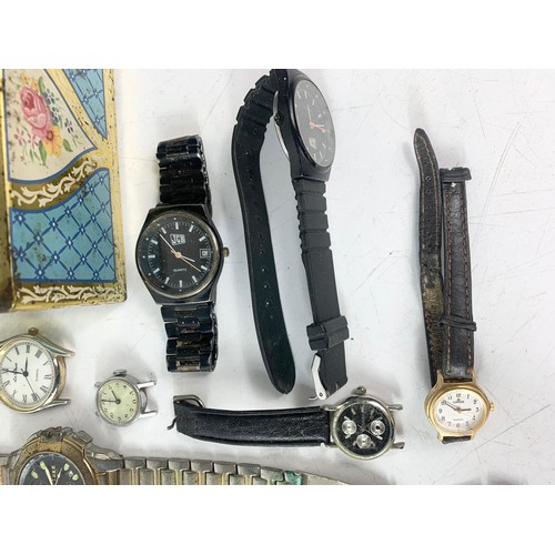 693 - Quantity of vintage and some modern watches. Including Lonstar, Sekonda, Lorus and more.