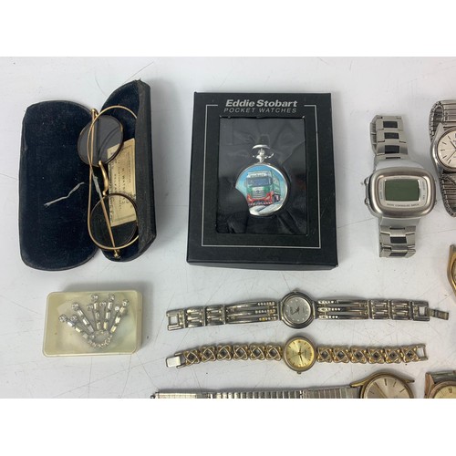 693 - Quantity of vintage and some modern watches. Including Lonstar, Sekonda, Lorus and more.