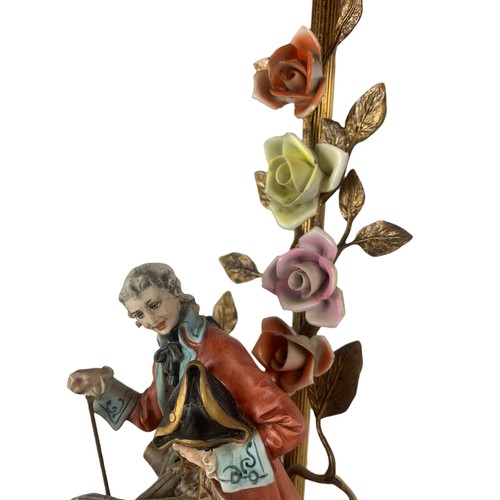 506 - Capodimonte pottery figure. 50cm