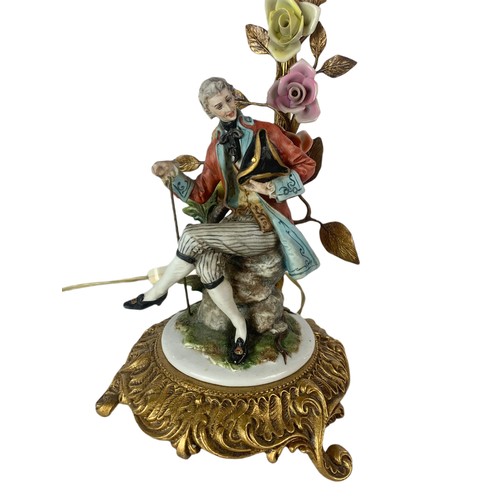 506 - Capodimonte pottery figure. 50cm