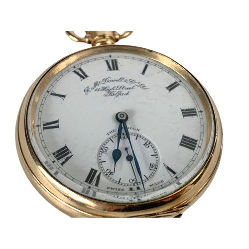 701 - Rolled gold pocket watch