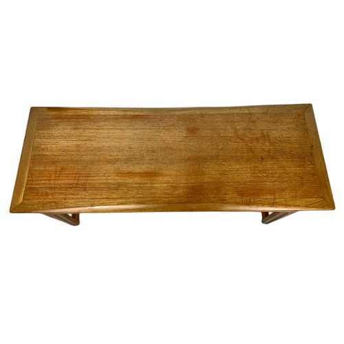 936 - Teak mid century coffee table by Remploy. 106/40/42