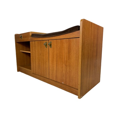 1103 - Mid century telephone table, 97/39/52cm