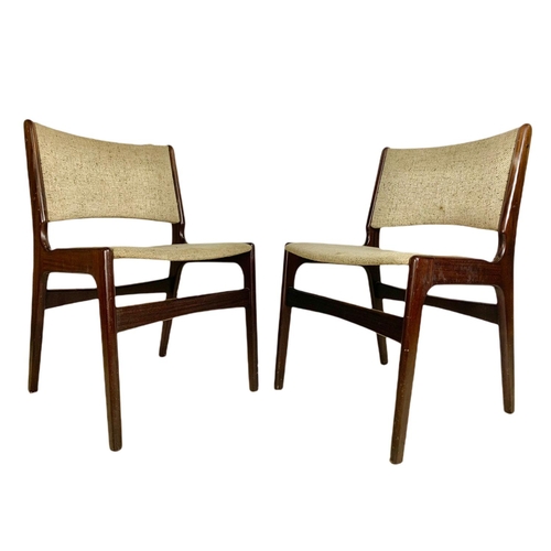 894 - 8 Danish rosewood mid century chairs possibly by Henning Kjaernulf.