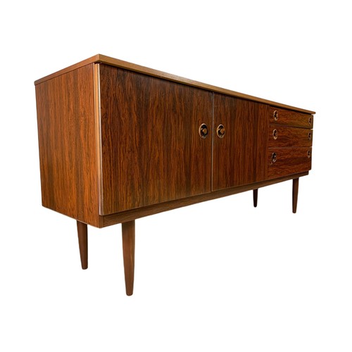 970 - Greaves & Thomas rosewood mid century sideboard. 176.5/43/72.5cm