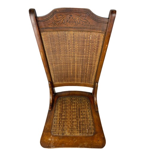 1032 - Edwardian low side chair with berger back and seat