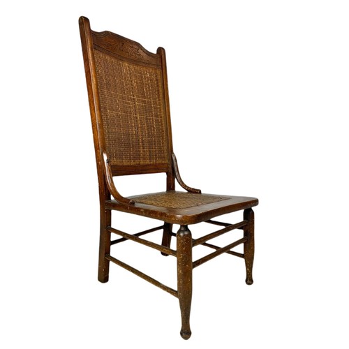 1032 - Edwardian low side chair with berger back and seat