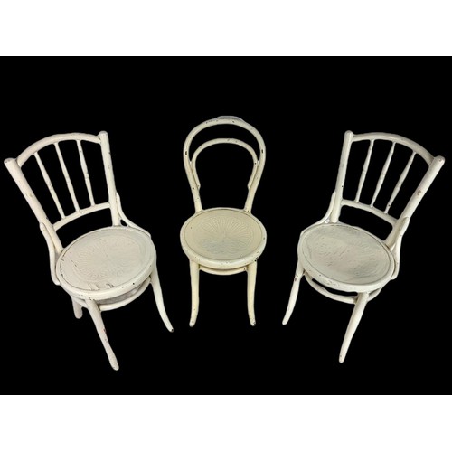 867 - Pair of early 19th century bentwood chairs and 1 other