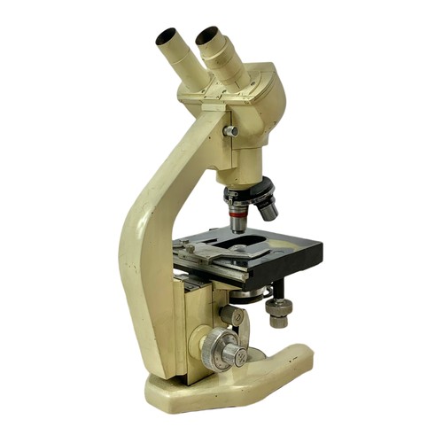 722H - 1960’s Watson Barnet Microscope Bactil 60. 22/38cm