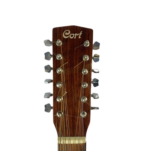 498b - Cort Earth-70-12 acoustic guitar. 107cm