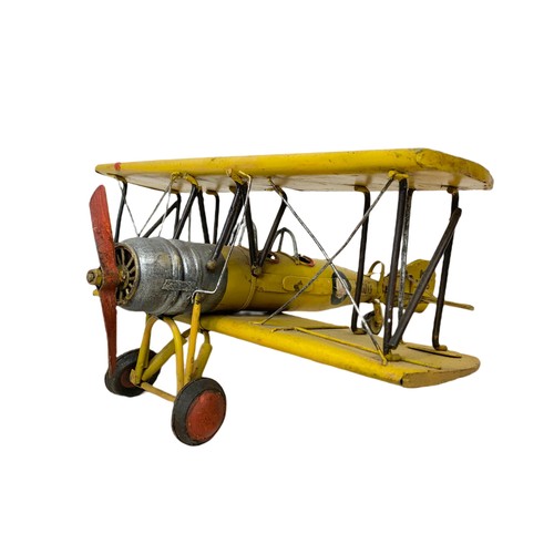 176f - Metal model aeroplane. 30/35cm