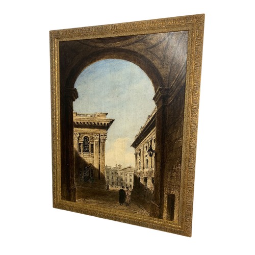 982a - Very large gilt framed print of the Italian Renaissance. 141/181cm