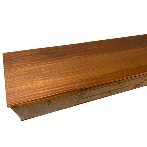 1035b - Meredew teak mid century lowboard. 101/38/49cm.