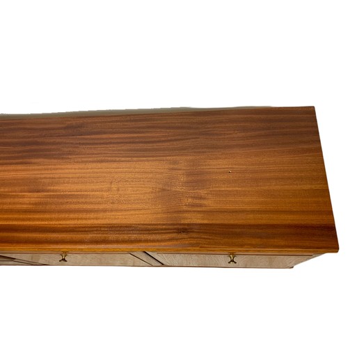 1035b - Meredew teak mid century lowboard. 101/38/49cm.