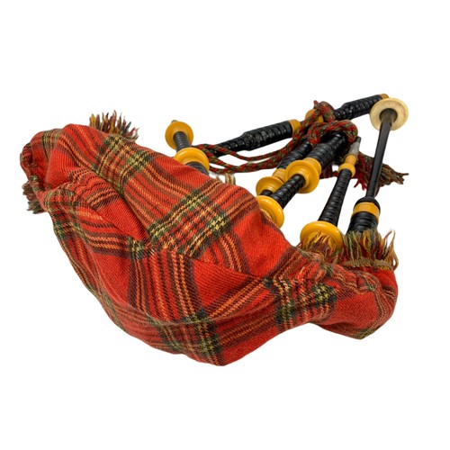 1 - Vintage bagpipes in case