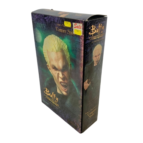 127 - Buffy The Vampire Slayer “Vampire Spike” 12 inch figure Sideshow Collectibles. Box measures 23x36cm