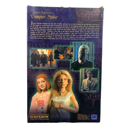 127 - Buffy The Vampire Slayer “Vampire Spike” 12 inch figure Sideshow Collectibles. Box measures 23x36cm