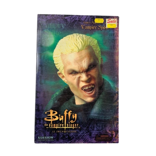 127 - Buffy The Vampire Slayer “Vampire Spike” 12 inch figure Sideshow Collectibles. Box measures 23x36cm