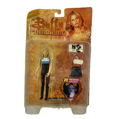 138 - Diamond Select Buffy The Vampire Slayer action figures in boxes. “Vampire Buffy, Primeval Buffy, Onc... 