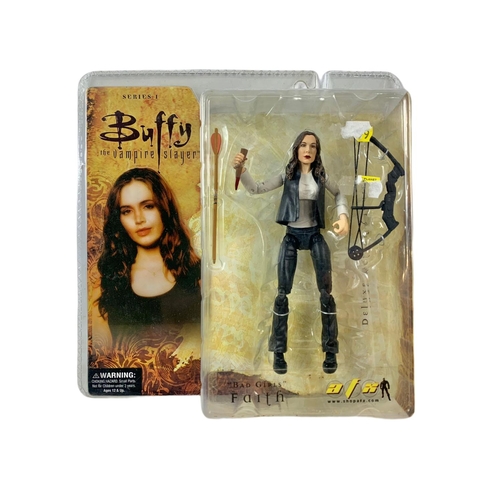 142 - Diamond Select Buffy The Vampire Slayer action figures in boxes. “Bad Girls Faith, End Of Days Faith... 