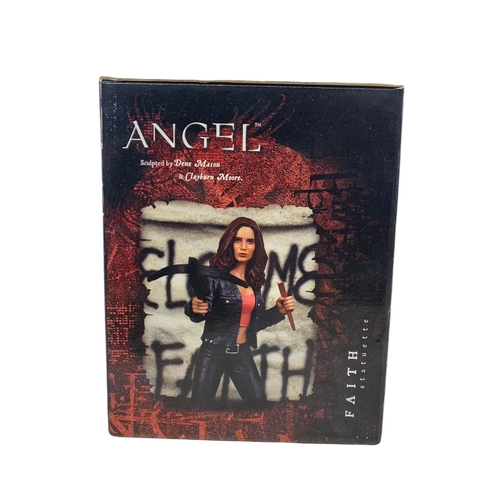 145 - Diamond Select Toys “Angel Faith Statuette” in box. Sculpted by Dene Mason & Clayburn Moore. Box mea... 