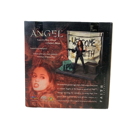 145 - Diamond Select Toys “Angel Faith Statuette” in box. Sculpted by Dene Mason & Clayburn Moore. Box mea... 