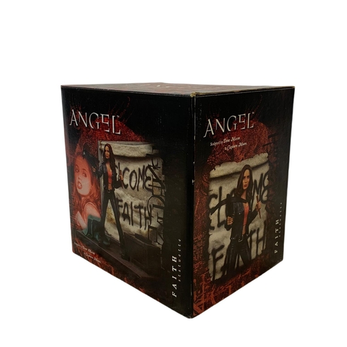 145 - Diamond Select Toys “Angel Faith Statuette” in box. Sculpted by Dene Mason & Clayburn Moore. Box mea... 