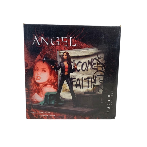 145 - Diamond Select Toys “Angel Faith Statuette” in box. Sculpted by Dene Mason & Clayburn Moore. Box mea... 