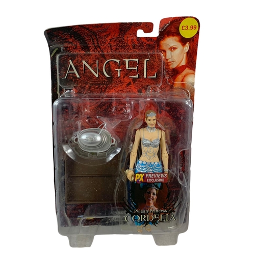 147 - Angel action figures in boxes. “Pylean Cordelia, Slave Cordelia, There’s No Place Like Plrtz Glrb Lo... 