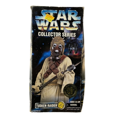 155 - 1996 Star Wars Collector Series 12 inch Tusken Raider figure in box. Box measures 16x33cm