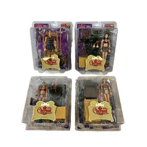 158 - Set of 4 Charmed action figures in boxes. Series 2. Leo, Paige, Piper and Phoebe. Sota Toys. Boxes m... 