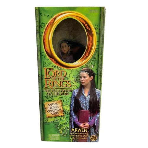 162 - The Lord Of The Rings Special Edition Collectors Series “Arwen” in box and 2 The Hobbit action figur... 