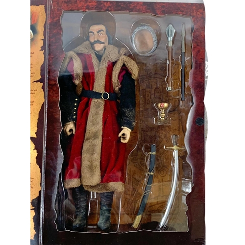 167 - Sideshow Collectibles 12 inch Vlad Dracula The Impaler Live By The Sword figure in box. Box measures... 