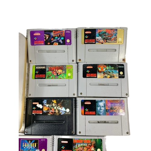 171 - Nintendo Super Nintendo entertainment system and 3 controllers, Nintendo games, Gameboy with games i... 