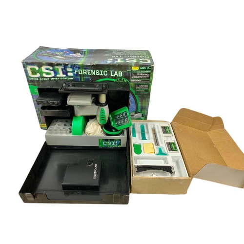 173 - CSI Forensic Lab and a CSI Forensic Facial Reconstruction Kit.